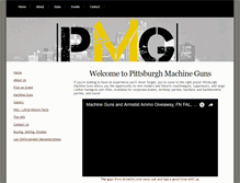 Tablet Screenshot of pittsburghmachineguns.com